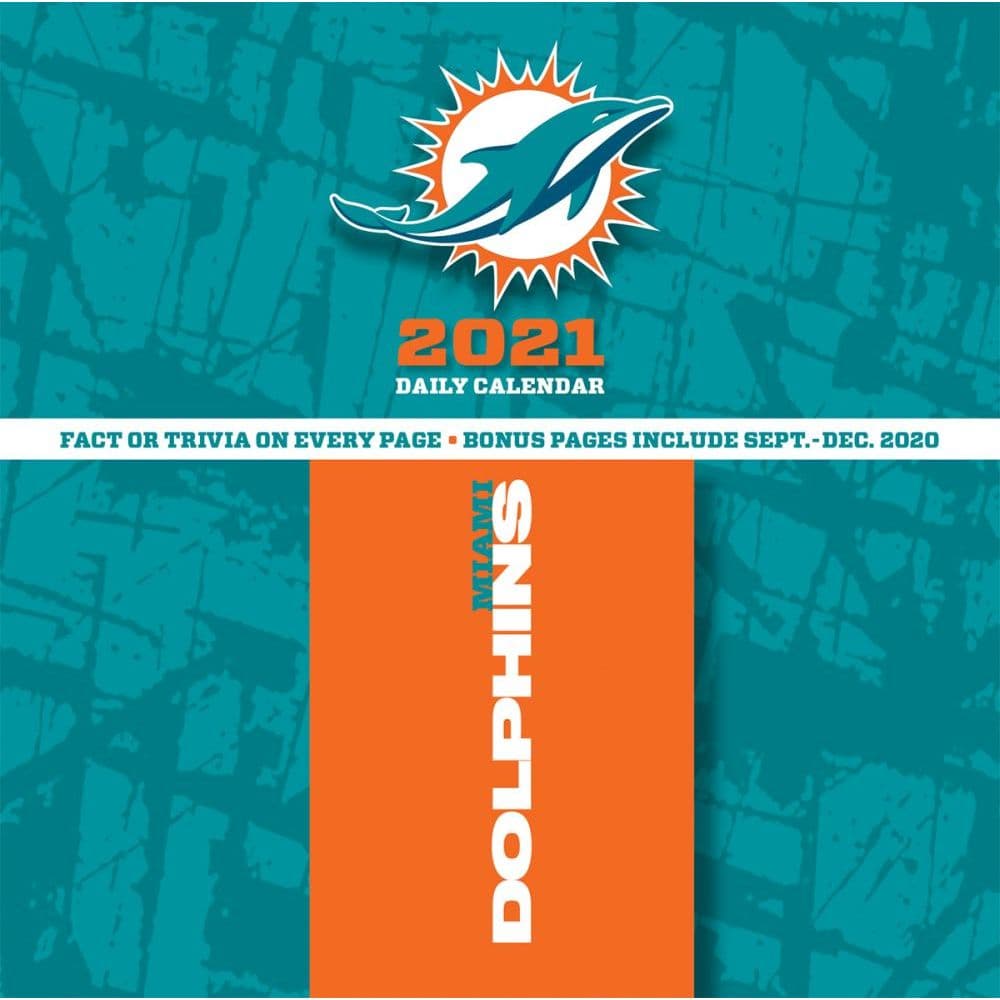 : TURNER SPORTS Miami Dolphins 2022 22X17 Desk Calendar