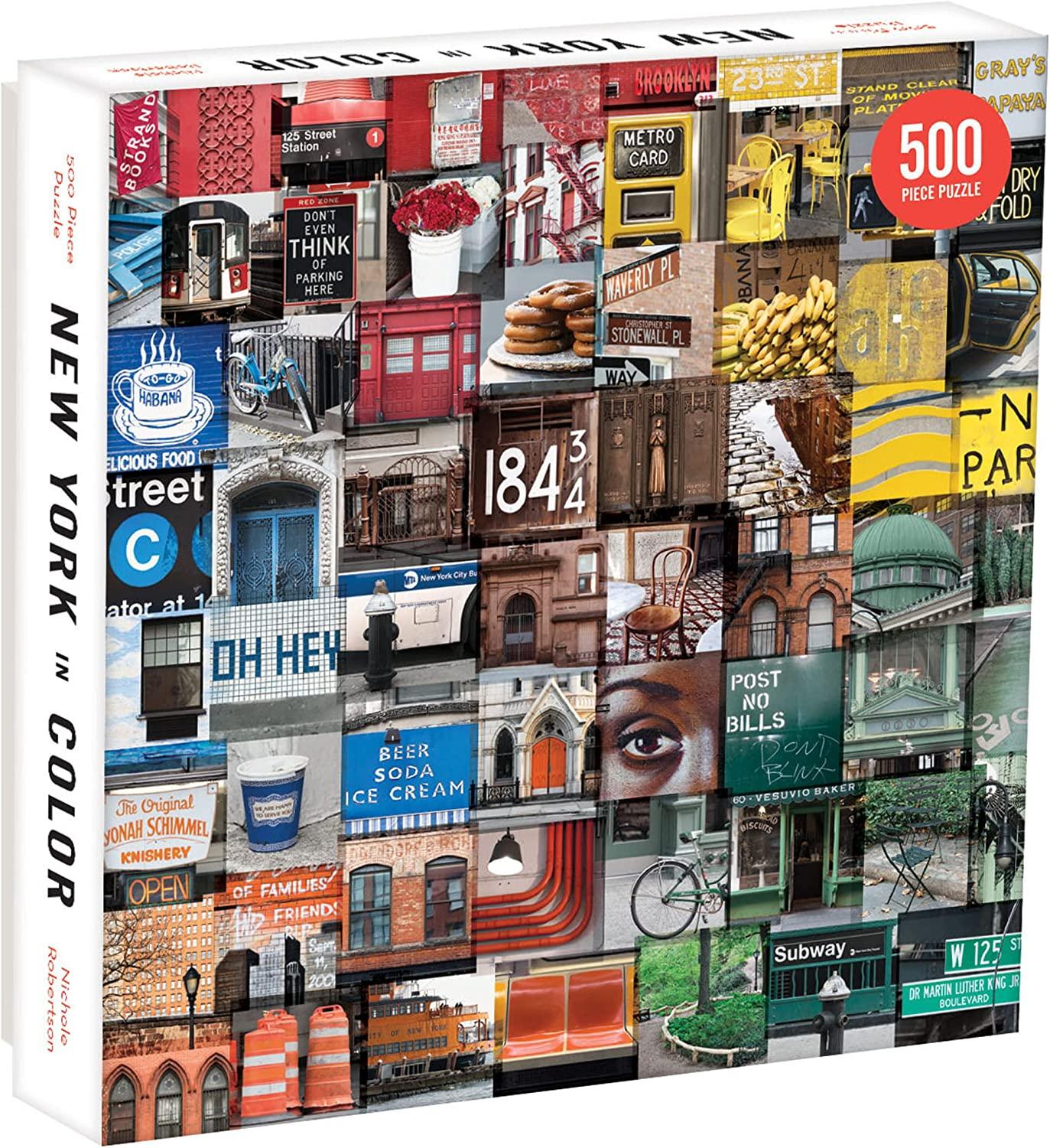 Chronicle Books New York Color 500 Piece Puzzle