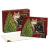 image Stringing Lights Boxed Christmas Cards by Lowell Herrero Main Product Image