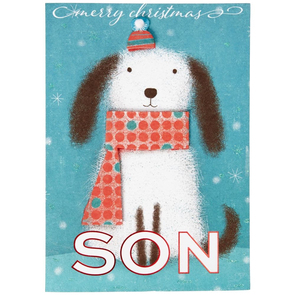 Dog with Scarf Christmas Card First Alternate Image width=&quot;1000&quot; height=&quot;1000&quot;