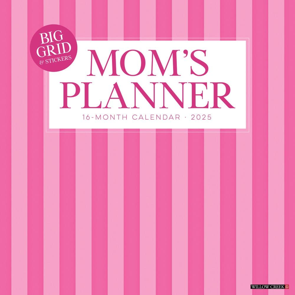 image Moms Planner 2025 Wall Calendar Organizer  Main Image