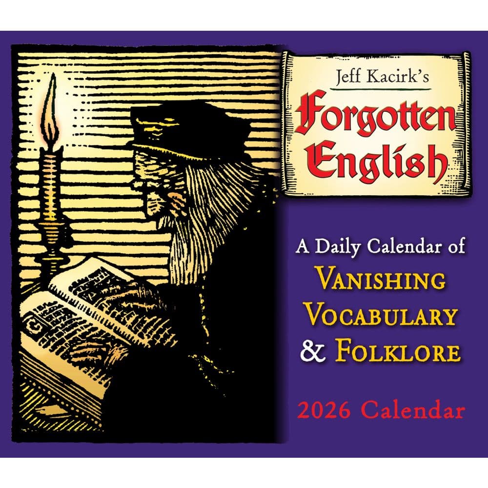 Forgotten English 2026 Desk Calendar Fifth Alternate Image