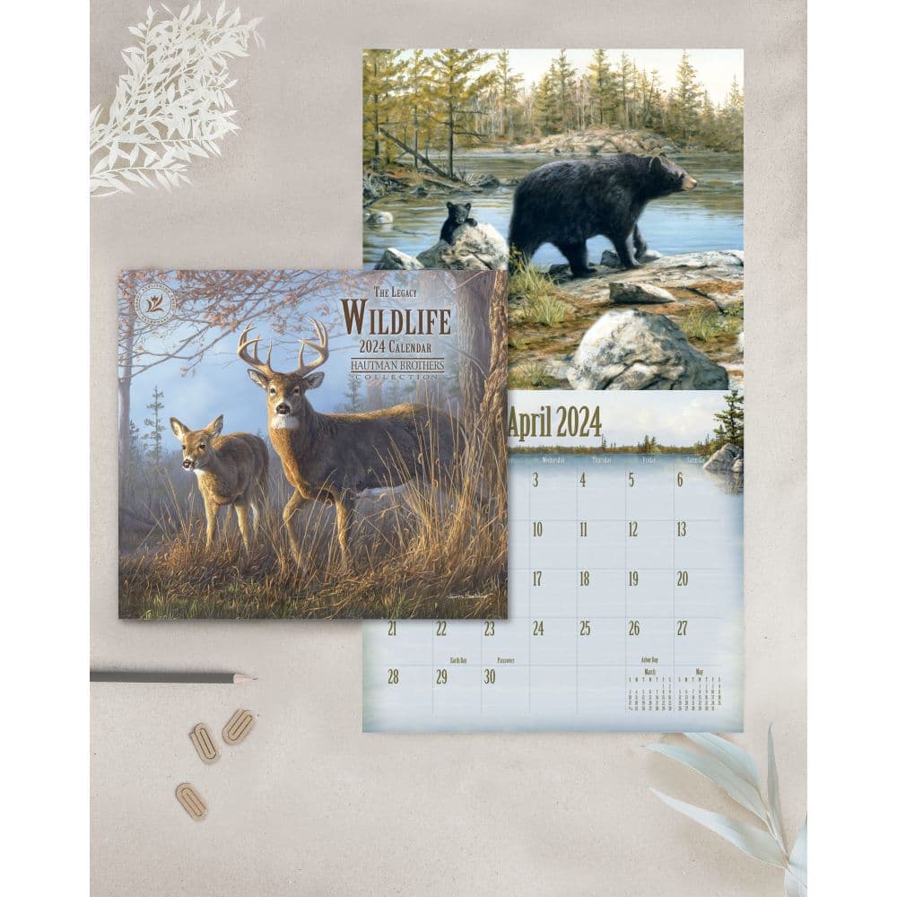 Wildlife Hautman 2024 Wall Calendar