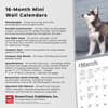 image Siberian Husky Puppies 2025 Mini Wall Calendar