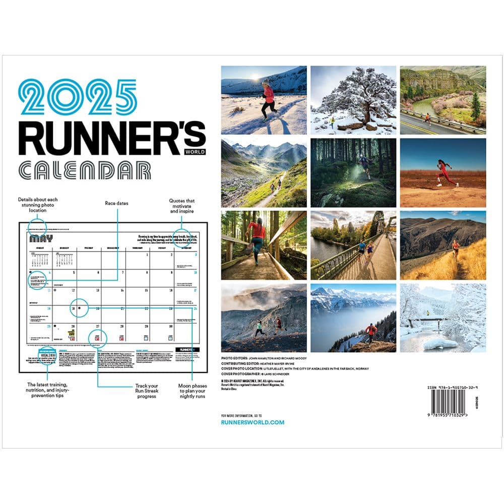 Runners World 2025 Wall Calendar First Alternate Image