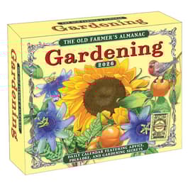 Old Farmer's Almanac Gardening 2026 Desk Calendar