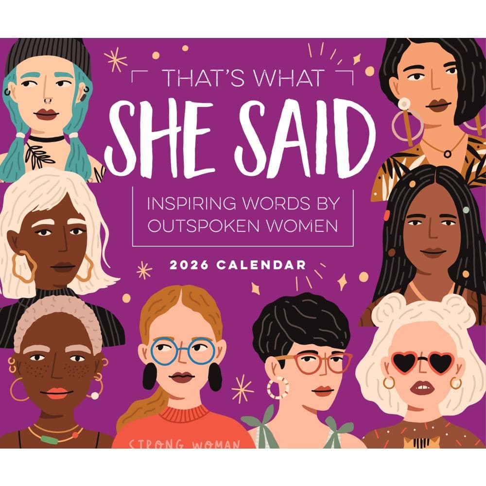 Thats What She Said 2026 Desk Calendar Fourth Alternate Image