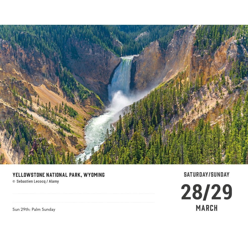 National Parks 2026 Desk Calendar Second Alternate Image