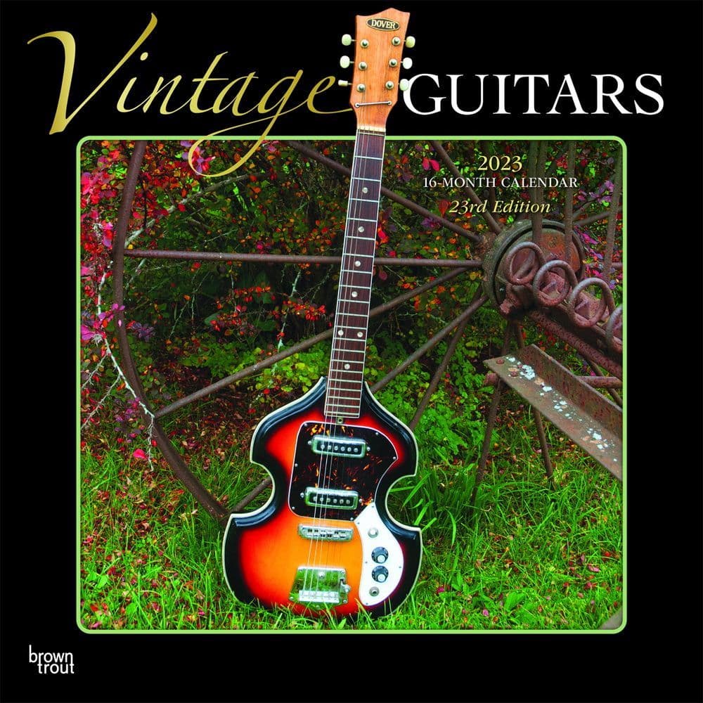 Vintage Guitars 2023 Wall Calendar