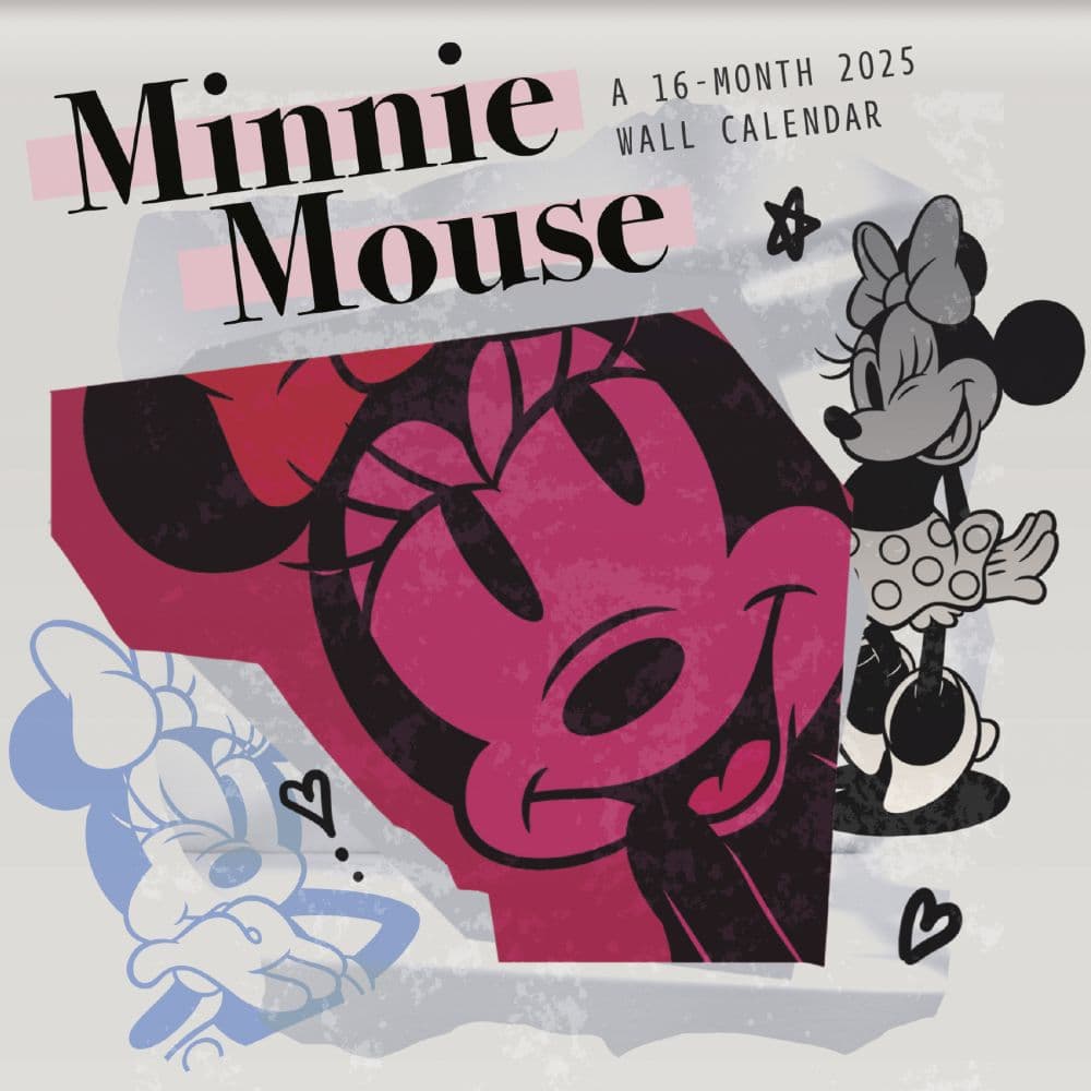 Minnie Mouse 2025 Mini Wall Calendar Main Product Image width=&quot;1000&quot; height=&quot;1000&quot;