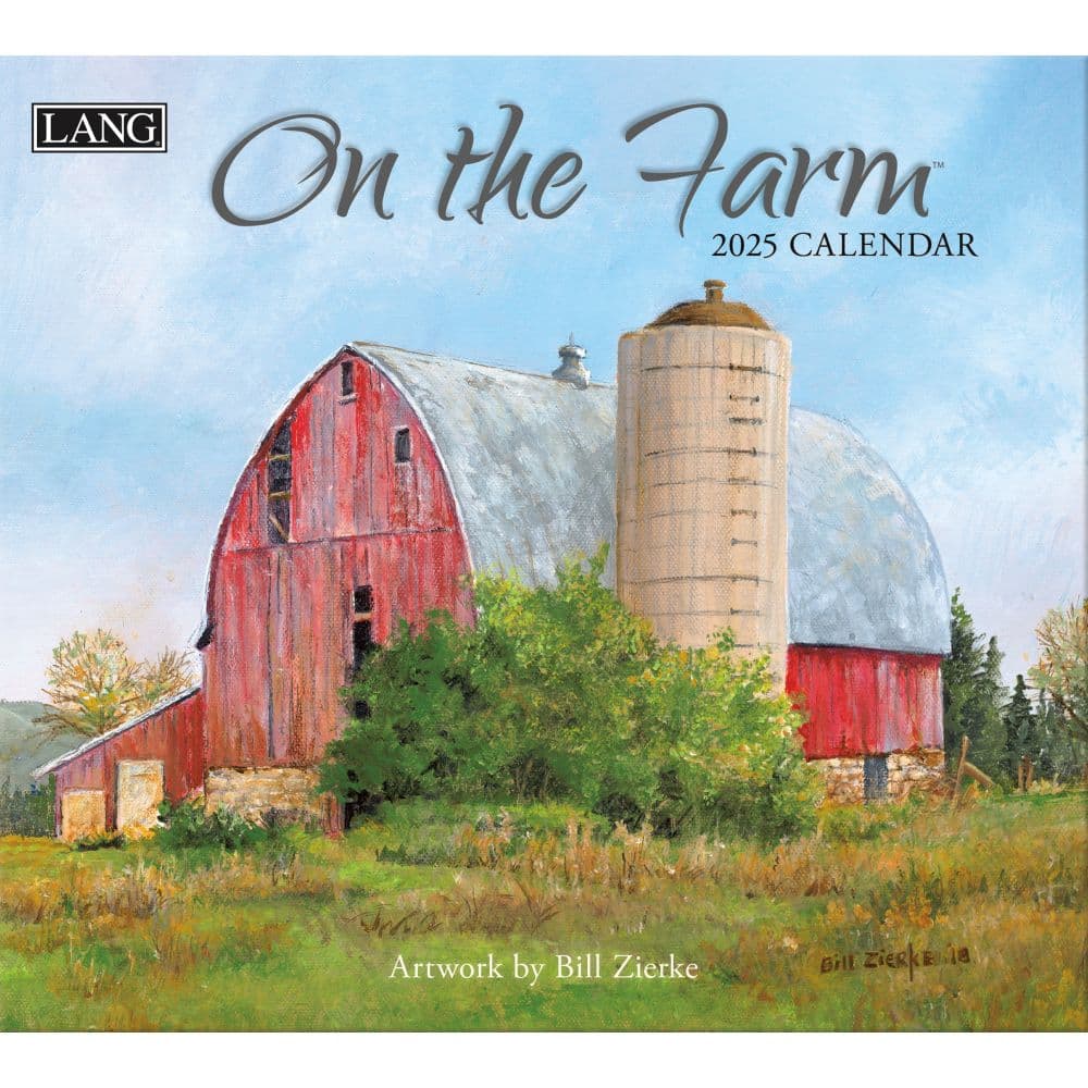 On the Farm by Bill Zierke 2025 Wall Calendar_Main Image