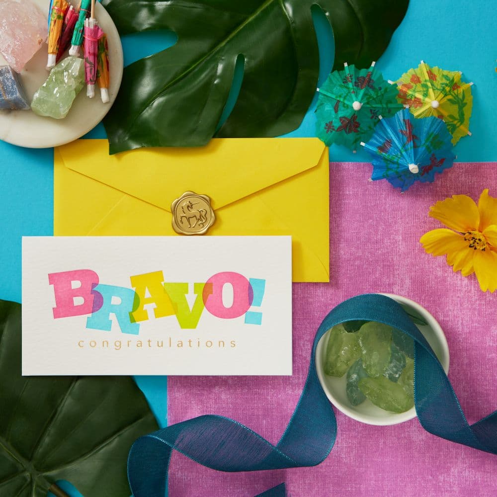 Bravo Layered Lettering Congratulations Card Ninth Alternate Image width=&quot;1000&quot; height=&quot;1000&quot;