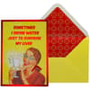 image Vintage Woman with Glass of Water Friendship Card Main Product Image width=&quot;1000&quot; height=&quot;1000&quot;