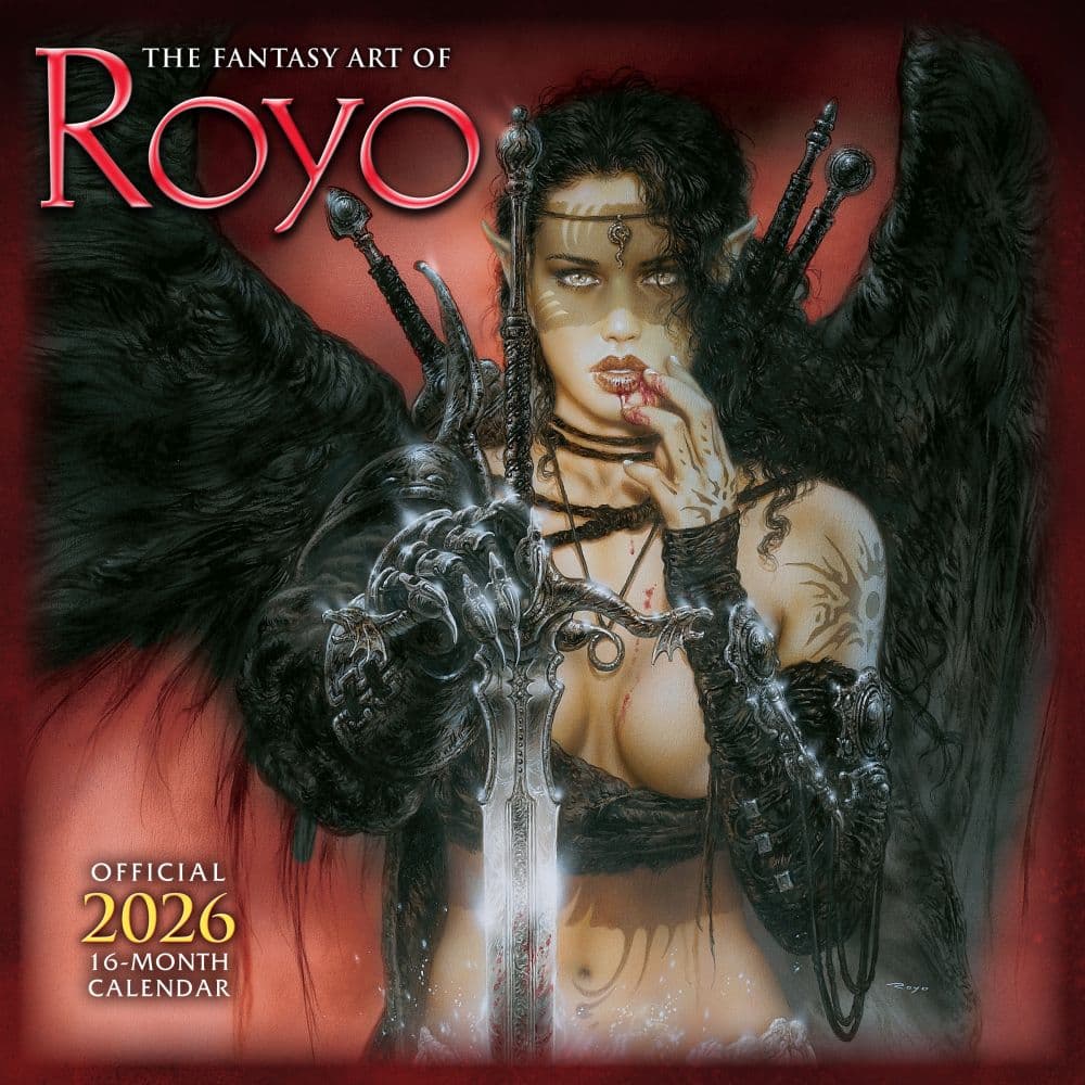 The Fantasy Art of Royo 2026 Wall Calendar_Main Image