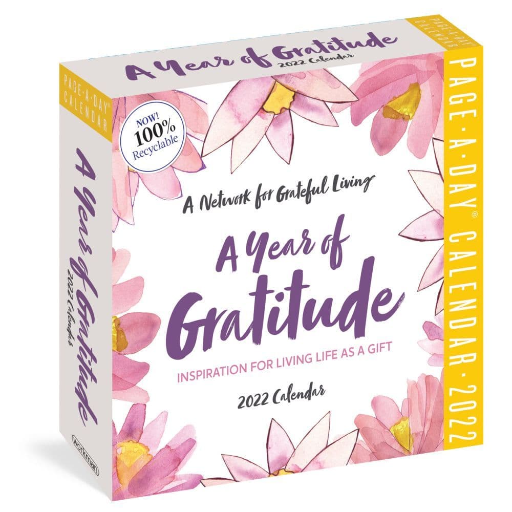 A Year of Gratitude 2022 Page-A-Day Calendar