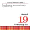 image Lifes Little Instruction Calendar 2026 Desk Calendar Fourth Alternate Image