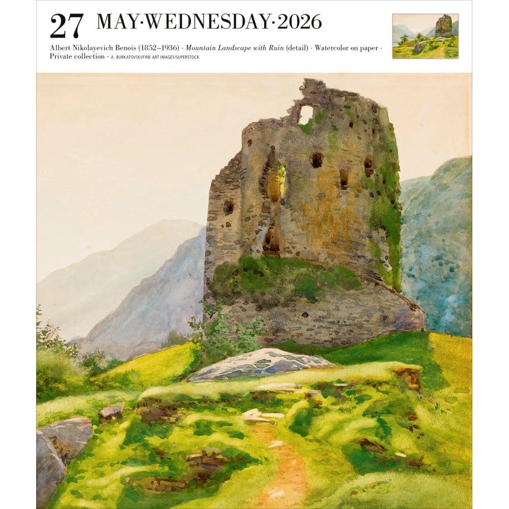 Art Gallery 2026 Desk Calendar Fifth Alternate Image