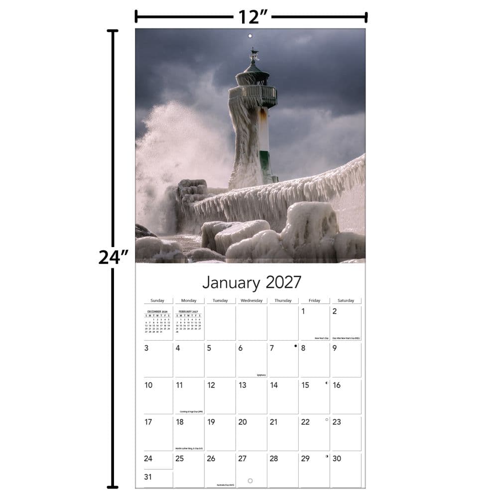 Wild and Wonderful Weather 2027 Wall Calendar Fourth Alternate Image