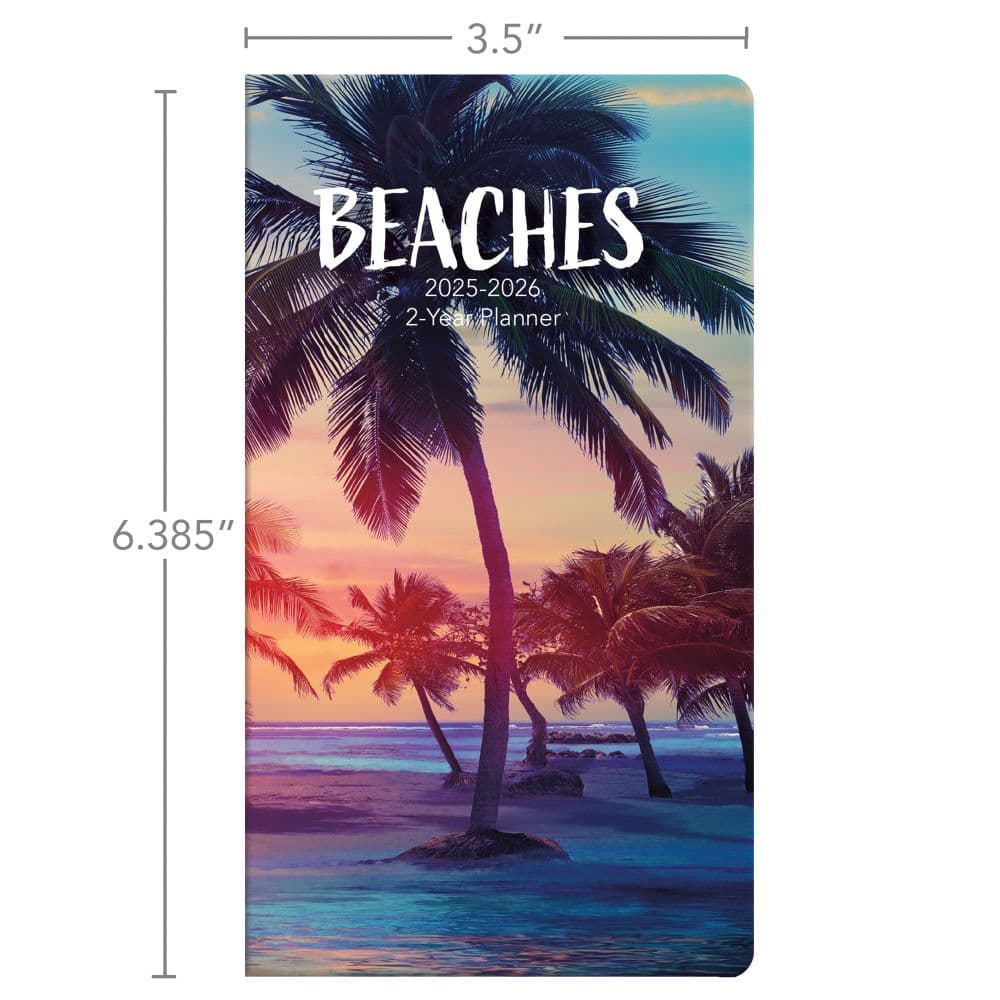 Beaches 2 Year 2025 Pocket Planner Seventh Alternate Image width="1000" height="1000"