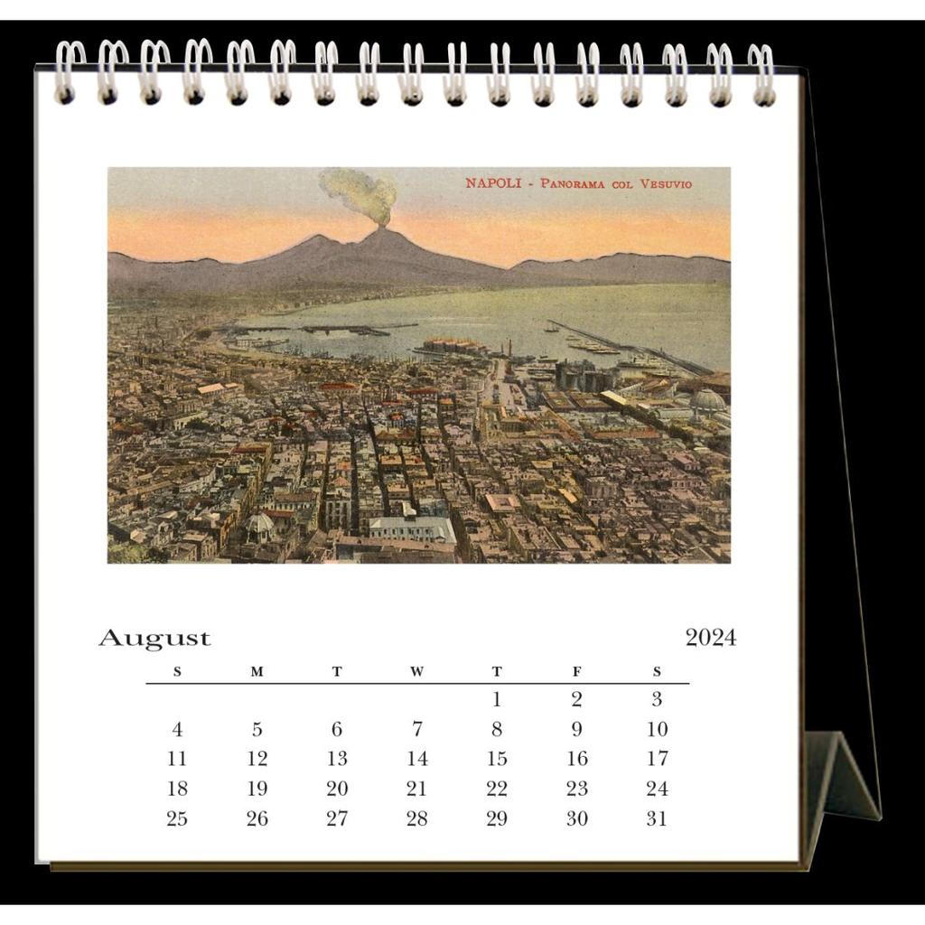 Italy Nostalgic 2024 Easel Desk Calendar Second Alternate Image width=&quot;1000&quot; height=&quot;1000&quot;