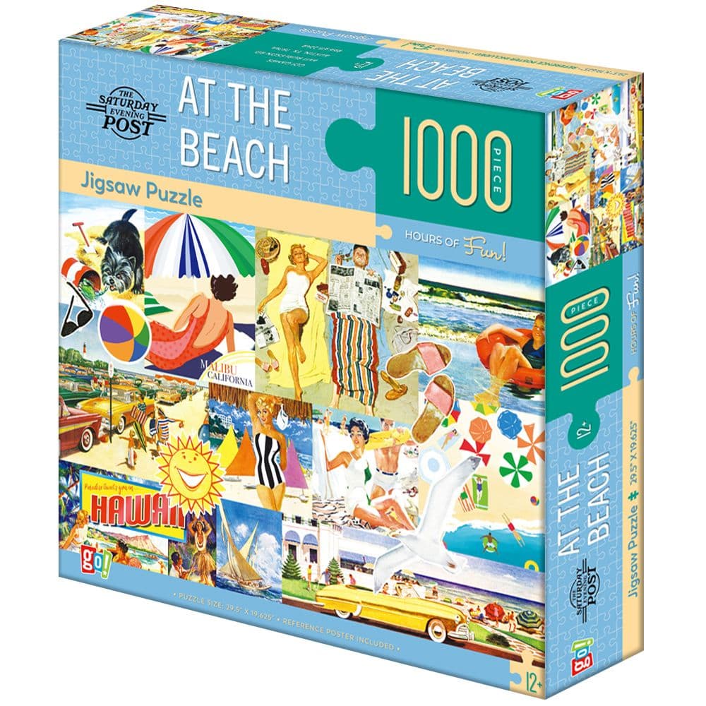 At The Beach 1000 Piece Puzzle Second Alternate Image