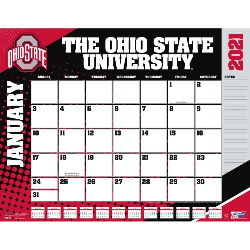 Ohio State Winter 2022 Calendar - April 2022 Calendar