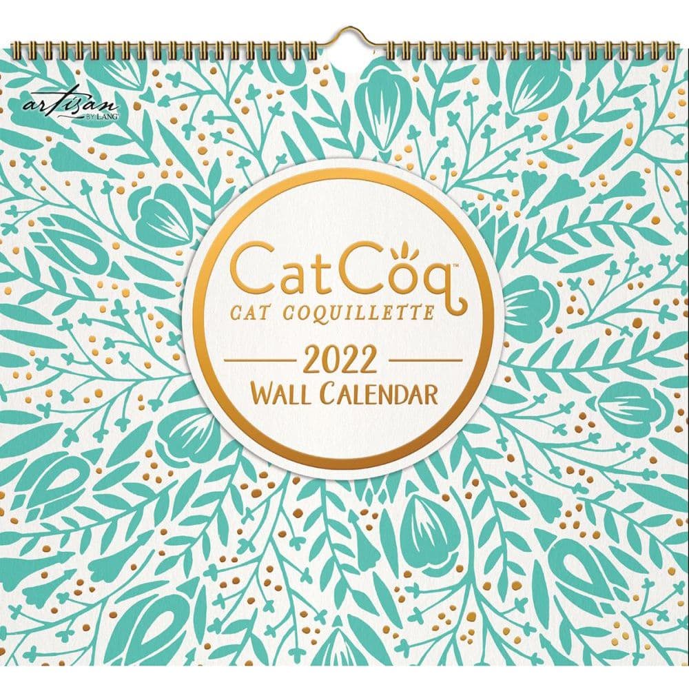 Catcoq 2022 Spiral Calendar