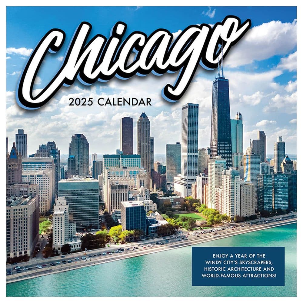 Chicago 2025 Wall Calendar  Main Image