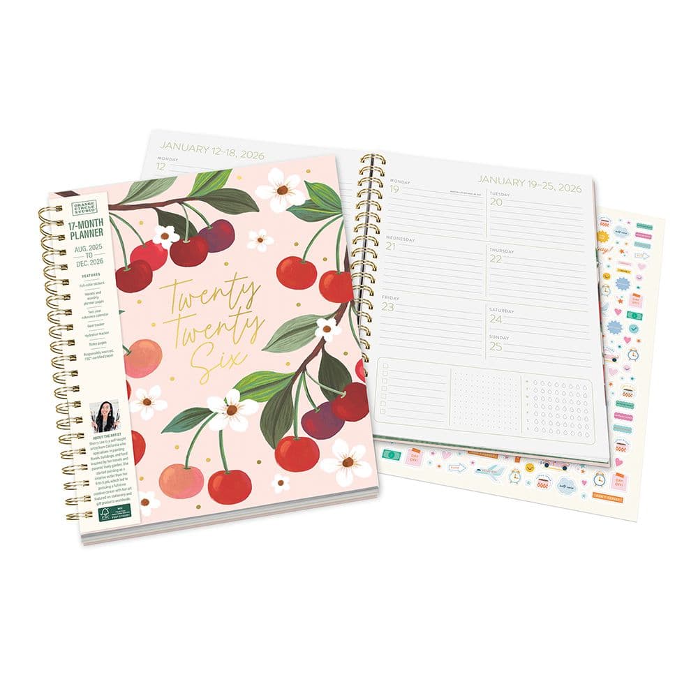 Fruit and Flora Spiral 2026 Planner Ninth Alternate Image