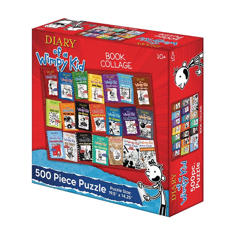 Diary of a Wimpy Kid Book Cover 500 Piece Puzzle side
