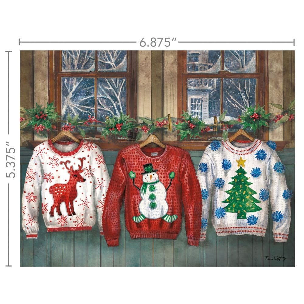 Sweaters Of The Season Boxed Christmas Cards Fifth Alternate Image