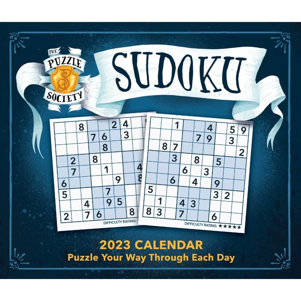 Puzzle Society Sudoku 2023 Day-to-Day Calendar