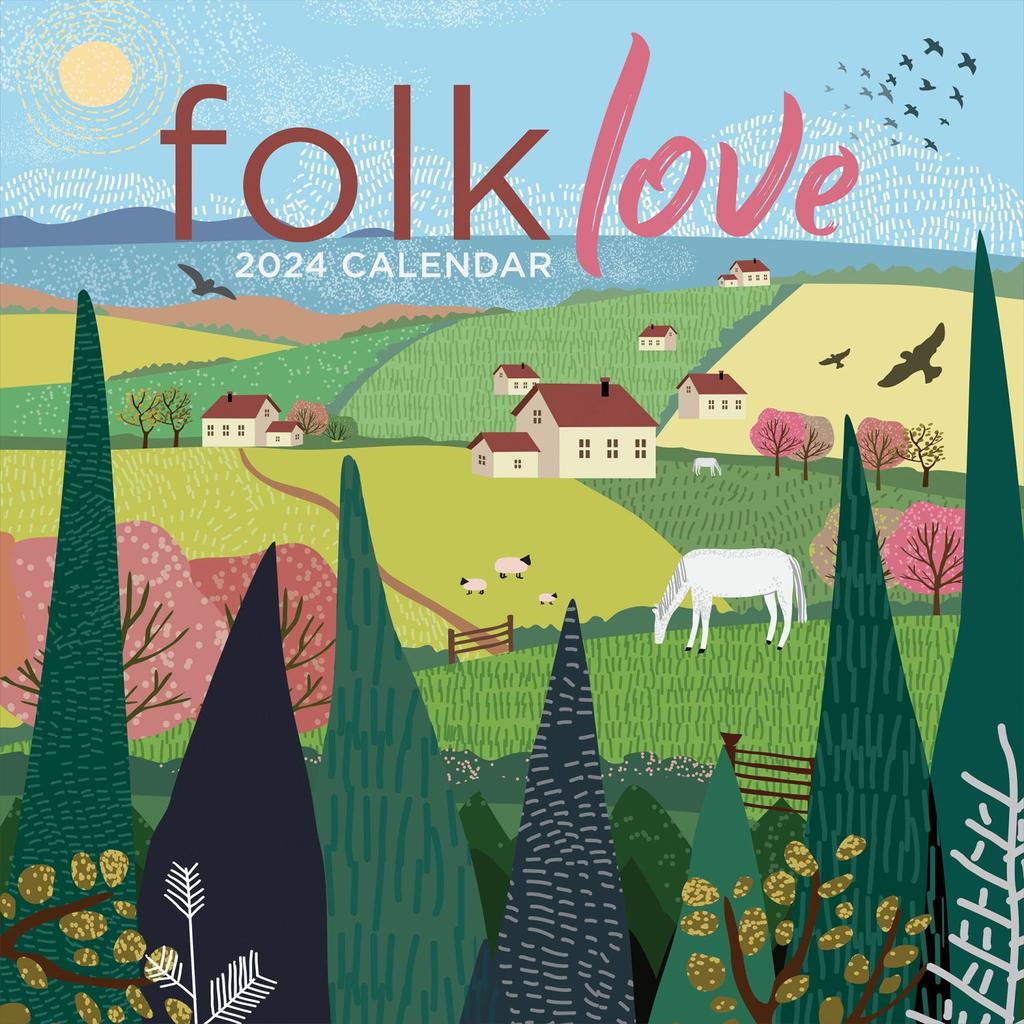 Folk Love 2024 Wall Calendar Main Image