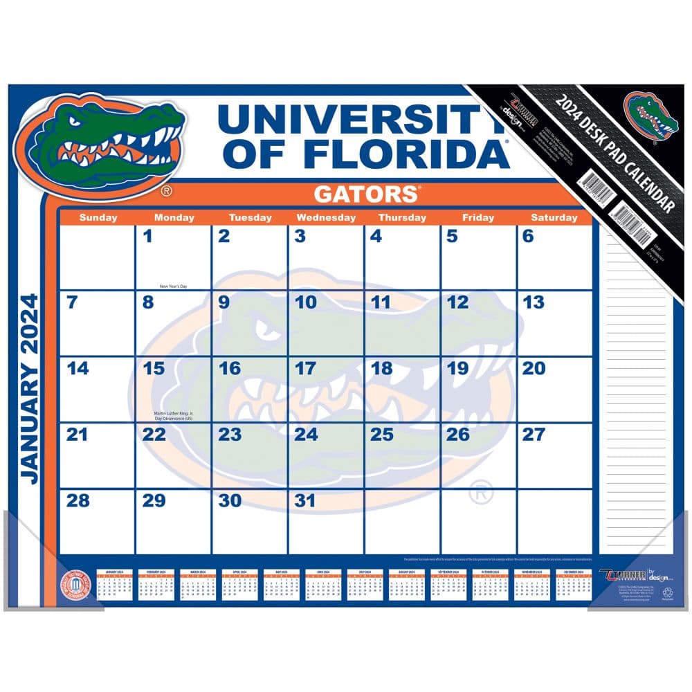 Florida Gators 2024 Desk Pad Main Product Image width=&quot;1000&quot; height=&quot;1000&quot;