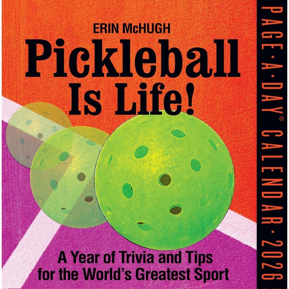 Pickleball Is Life 2026 Desk Calendar Fourth Alternate Image