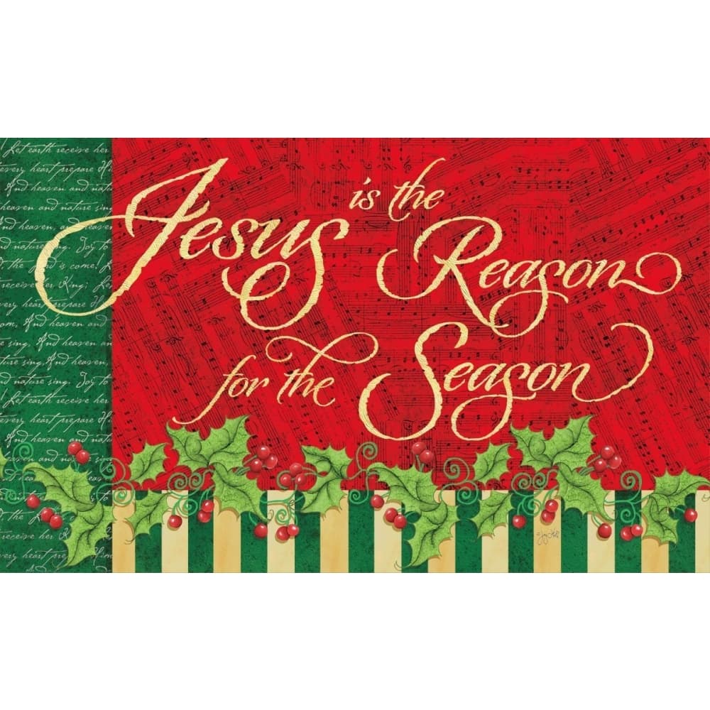 Reason For The Season Doormat by Jane Shasky