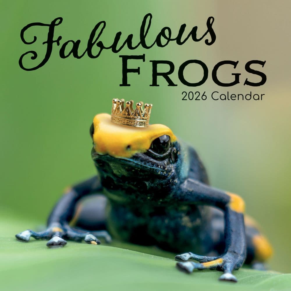 Fabulous Frogs 2026 Wall Calendar Main Image