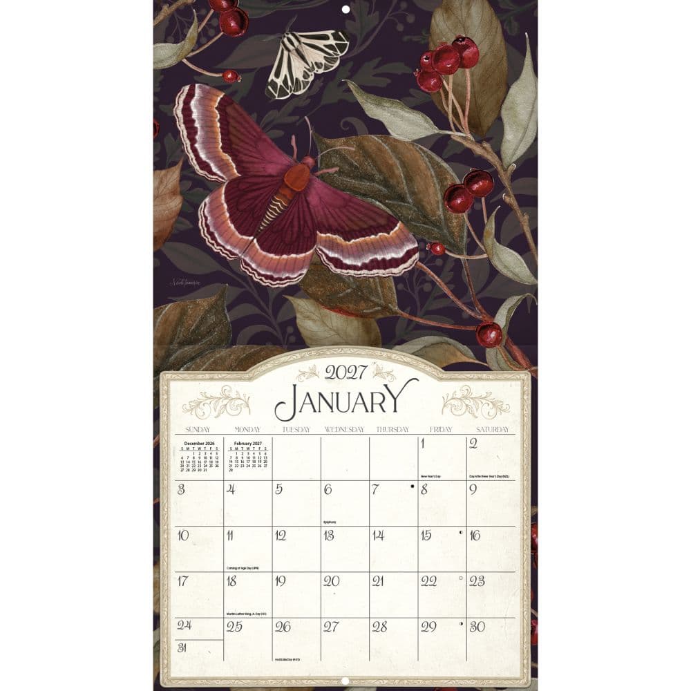 Midnight Garden Special Edition 2027 Wall Calendar Second Alternate Image