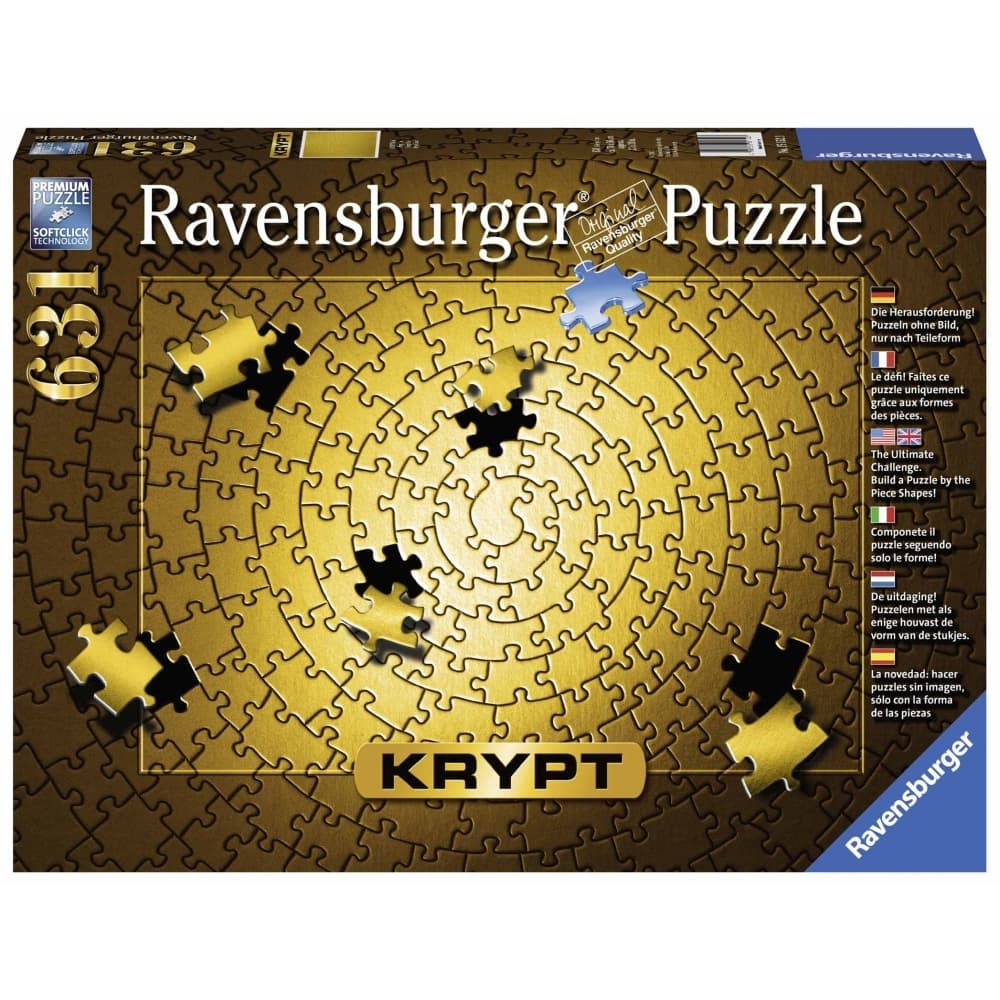 Krypt Gold 631 Piece Spiral Cut Puzzle Main Image