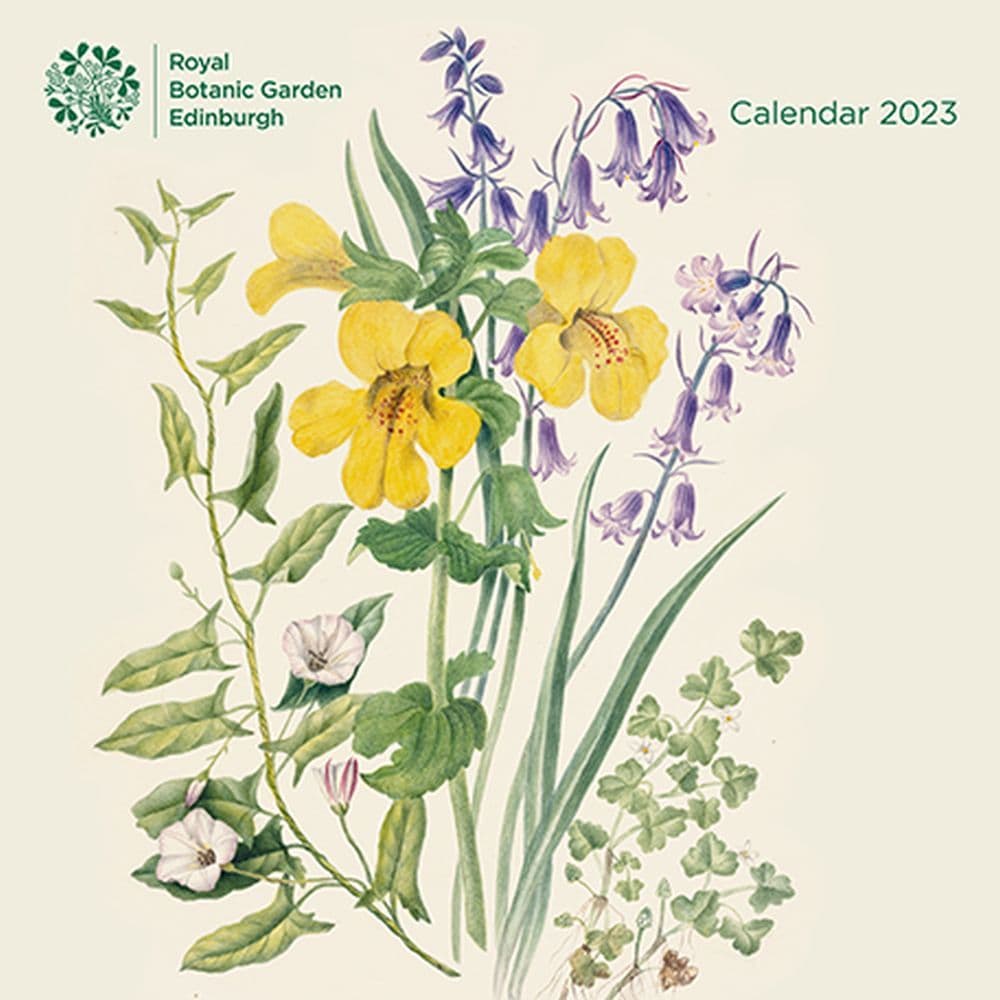 Royal Botanic Gardens Edinburgh 2023 Wall Calendar