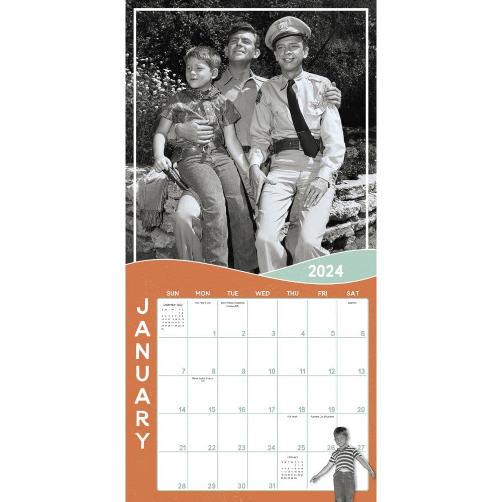 Andy Griffith Show 2024 Wall Calendar