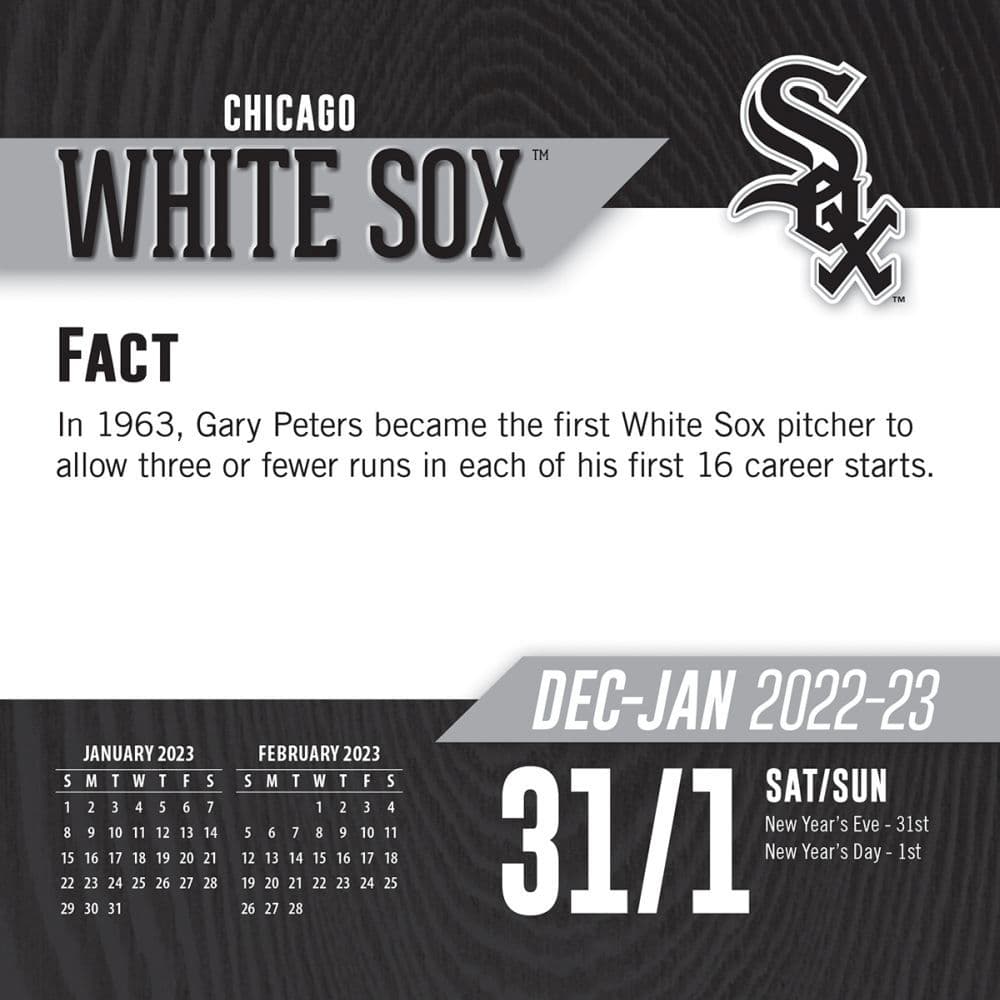 Chicago White Sox 2023 Desk Calendar - Calendars.com