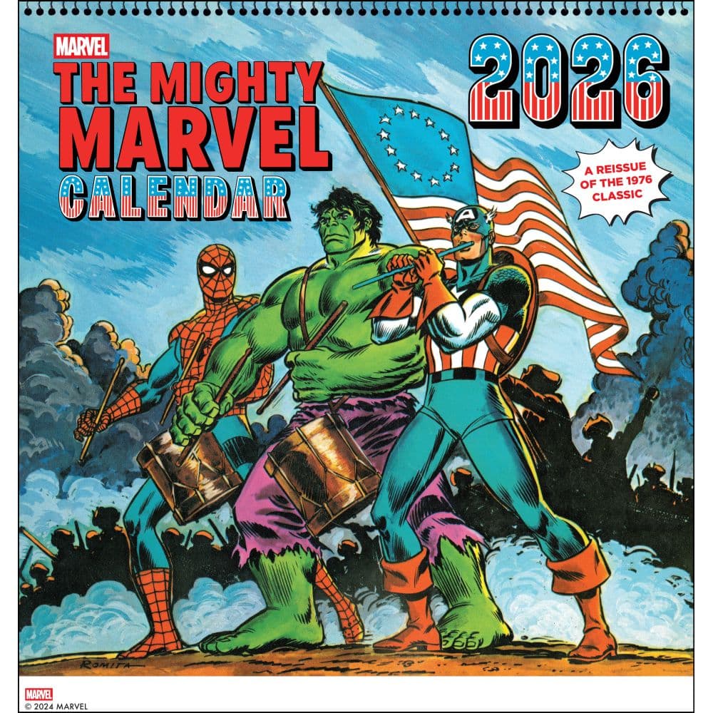 Mighty Marvel 2026 Wall Calendar Main Image