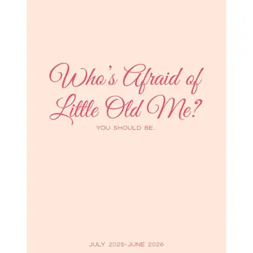 Whos Afraid Academic 2026 Monthly Planner