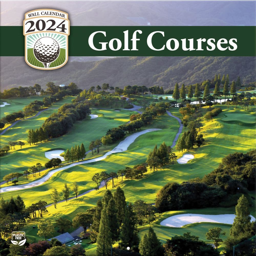 Golf Courses Photo 2024 Wall Calendar Main Image
