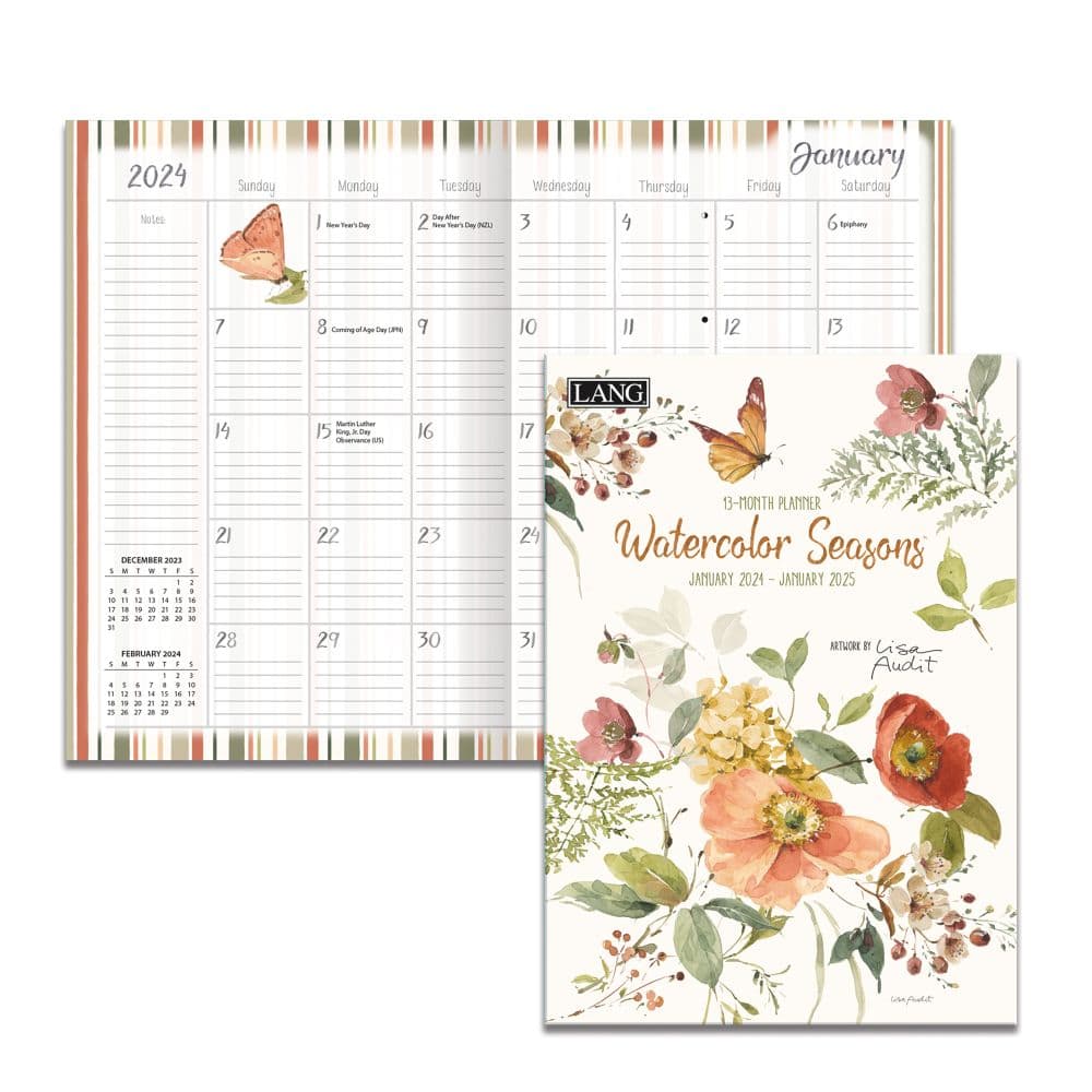 Watercolor Seasons 2024 Planner