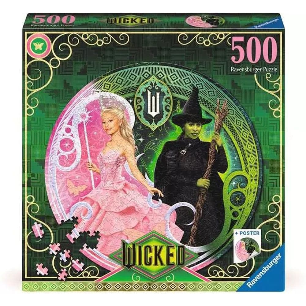 Wicked 500 Piece Round Puzzle Main Product Image