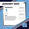 image COL UNC Tar Heels 2025 Desk Calendar