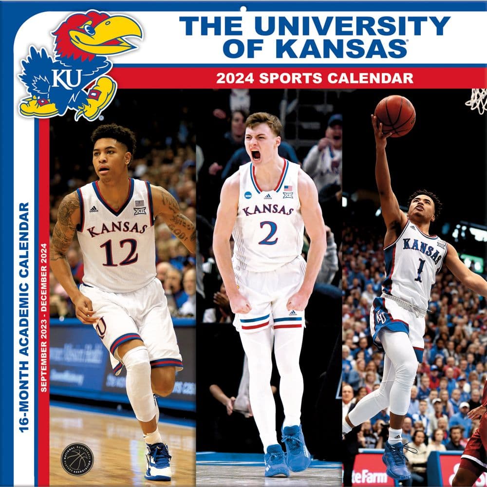 Kansas Jayhawks 2024 Wall Calendar Main Product Image width=&quot;1000&quot; height=&quot;1000&quot;