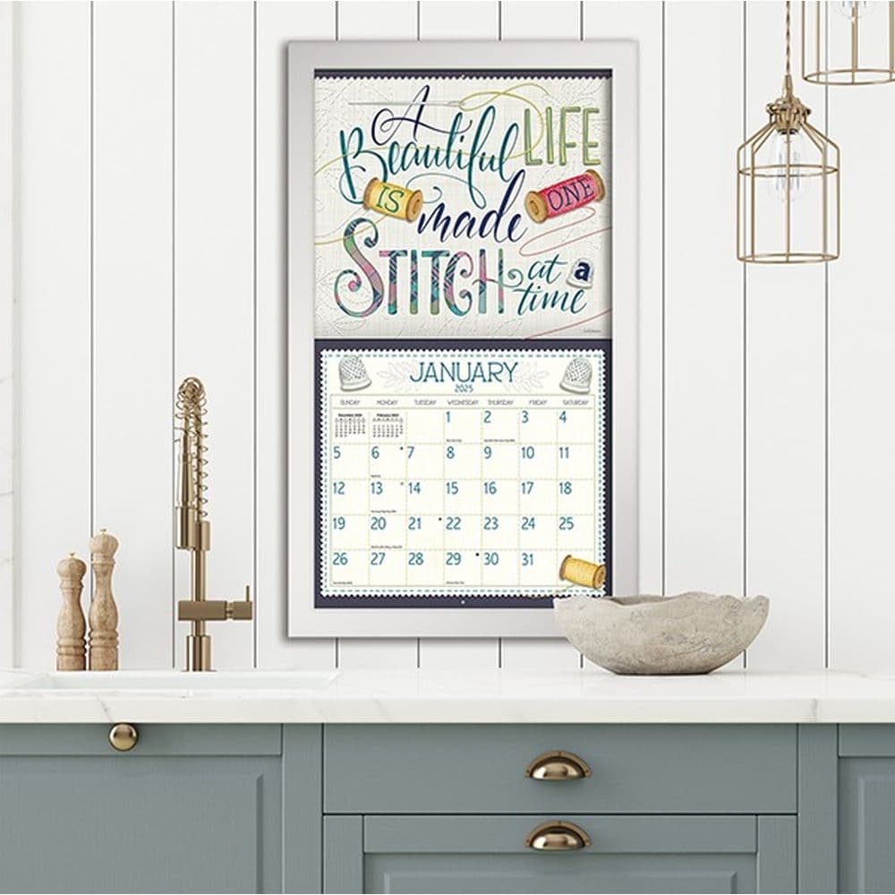 Handmade Happiness by Nicole Tamarin 2025 Wall Calendar